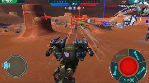 New heavy robot prototype, heavy machine gun prototype,  Updated Rogatka design (Test server 2.8.0)