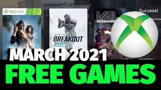 Xbox FREE Games for March 2021 | Xbox live gold membership | Xbox One S | Xbox One X