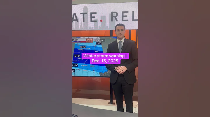 Winter storm warning in central Indiana | Dec. 13, 2025