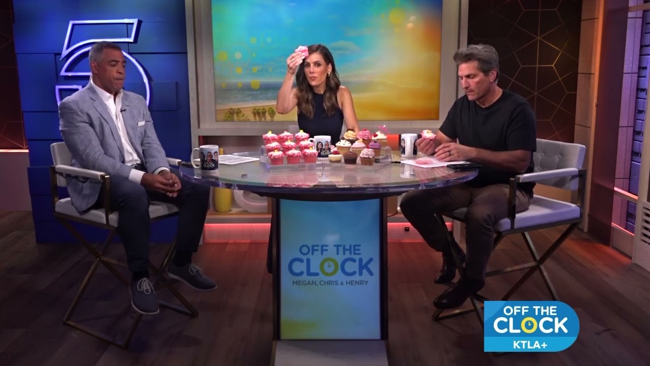 KTLA 5 Off The Clock  barbie pink velvet cupcake