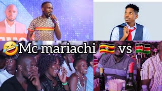 Mc mariachi comedy 🤣. at his best trying to teach Eric Omondi to speak Luganda.