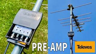 Televes TV Antenna Amplifier Preamplifier Saves Your Over-the-Air TV Antenna Signal