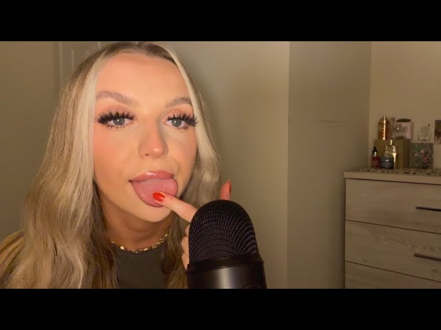 ASMR / spit painting trigger words on you