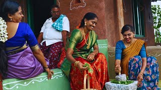 ♥️My Seemantham Function preparation Surrounded by Loved Ones | My Village Life | Traditional Family