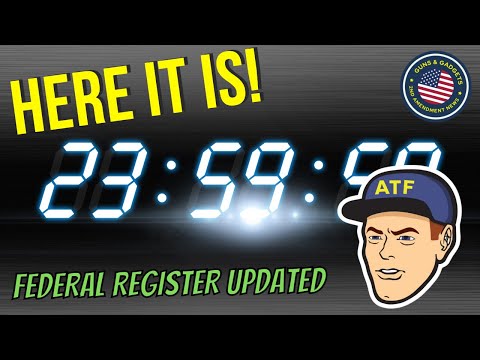 HERE IT IS! ATF Clock Starts 1/31/23