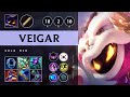 Veigar Mid vs Akali - KR Master Patch 25.16
