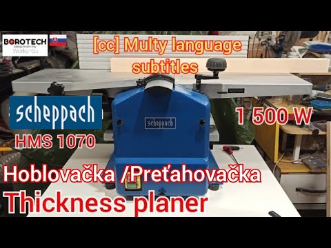 №122 - Обзор - строгальный станок / подрамник SCHEPPACH HMS 1070 от OBI