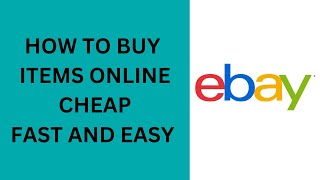 eBay | How to Buy items online on eBay
