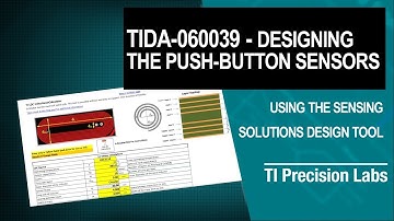 Designing the push-button sensors for TIDA-060039