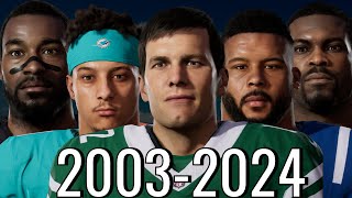 I Wrote The NFL's Script for 2 Decades | Madden NFL Sim 2003 - 2024