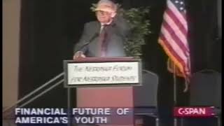 Warren Buffett on the Financial Future of America's Youth(Warren Buffet speaks at The Nebraska Forum for Nebraska Students on the future of America's Youth in 1999. Resources: The Snowball: Warren Buffett and the ..., 2016-03-02T01:01:48.000Z)