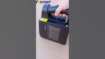 How to Print Large Logo on Carton Box by CYCJET Portable Handheld inkjet Printer Replace Label