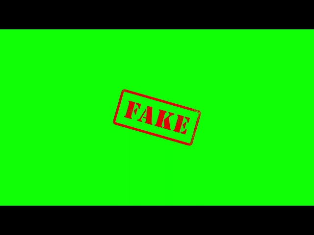 Fake being Stamped on Green Screen with Alpha Channel Map Multiple Clips in one 4K and Full HD class=