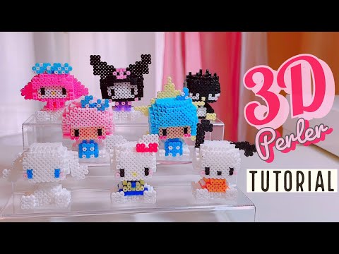 hello kitty / sanrio perler  Easy perler beads ideas, Perler bead