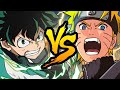 DEKU VS NARUTO RAP BATTLE | RUSTAGE ft None Like Joshua[Paint edition]