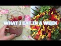 WHAT I EAT IN A WEEK: in quarantine | realistic meals and snacks