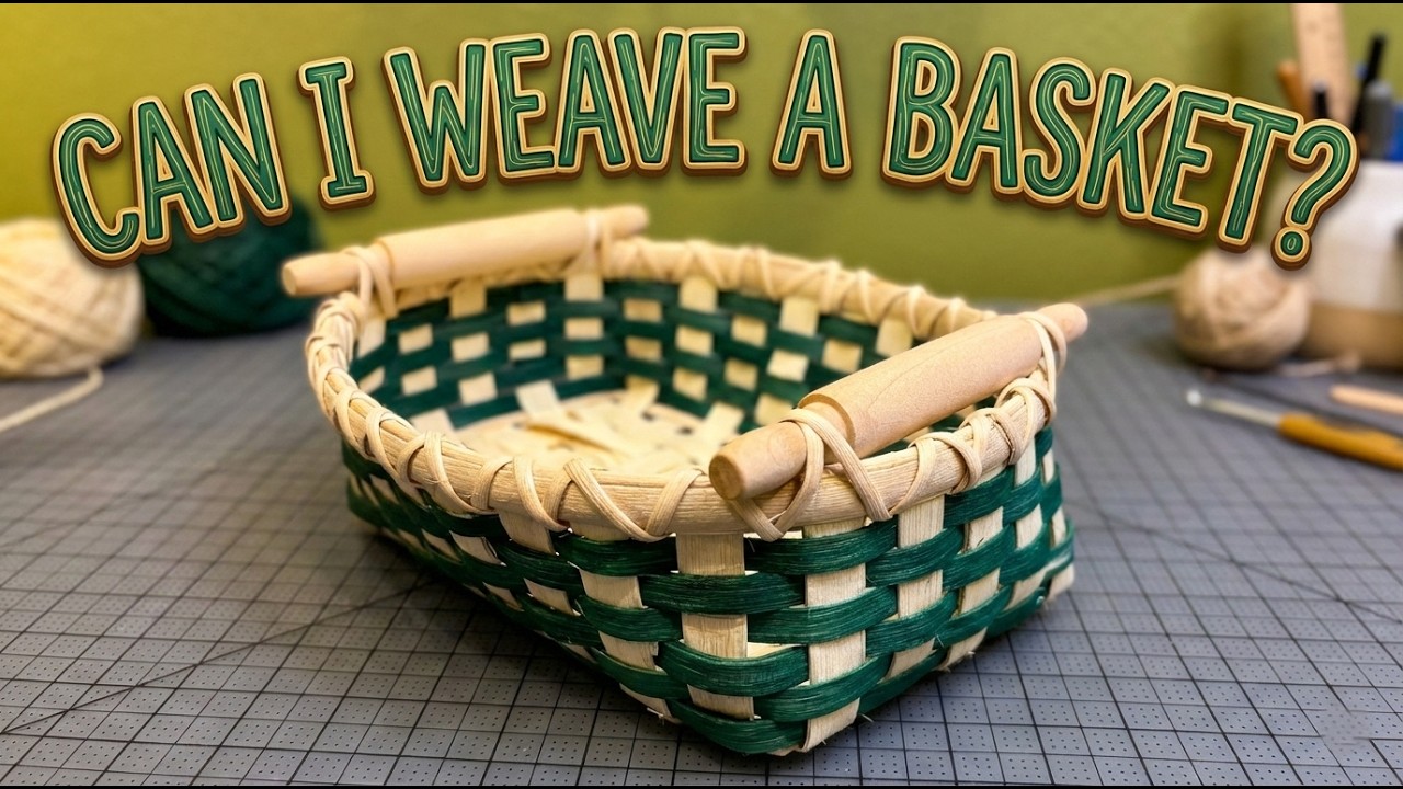 Craft With Me! Can I weave a basket?