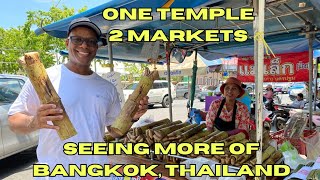 One Temple and Two Markets Bangkok, Thailand