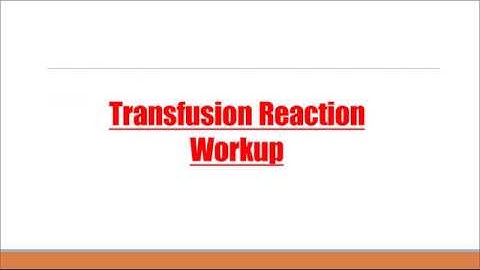 Non infectious Transfusion Reaction Part II by Dr. Mohamed Samir