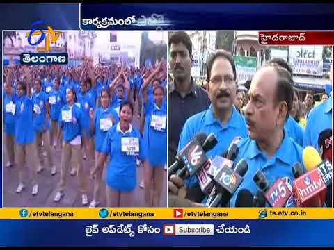 5K  2 K Run Organised by Police  SHE Teams  at Charminar