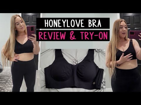 Honeylove Liftwear V-Neck Bra - Review & Try On 