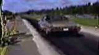 Shra 8 Second Street Car Firebird And Impala Eigth Mile Burnout Esta 1993