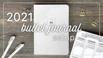 PLAN WITH ME || My 2021 Bullet Journal Setup