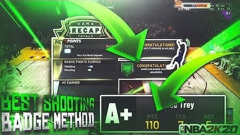 *NEW* FASTEST WAY TO MAX OUT ALL SHOOTING BADGES IN NBA 2K20! FASTEST SHOOTING BADGE METHOD 2K20!