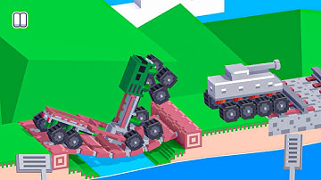 Fancade Drive Mad Monster Trailer Truck Driving |  All New Levels Gameplay Android,iOS