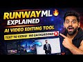 Runway ML Explained in Hindi | AI Video Editing Tool | Text to Video, Background Remove | 