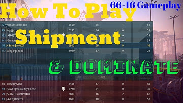 Modern Warfare - How to Get a Good K/D on Shipment - Shipment 66-16 Gameplay