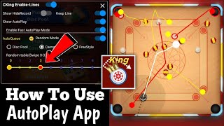 Aim Carrom King How to Use 😱 Carrom Pool AutoPlay 😳 Sk Nasir Gaming screenshot 5