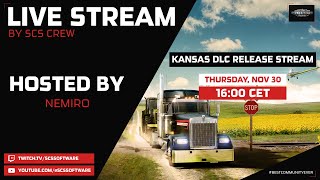 American Truck Simulator - Kansas Map Expansion Release Stream 🚛🇺🇸