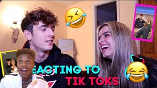 BRYCE HALL REACTING TO OUR TIKTOK REACTION