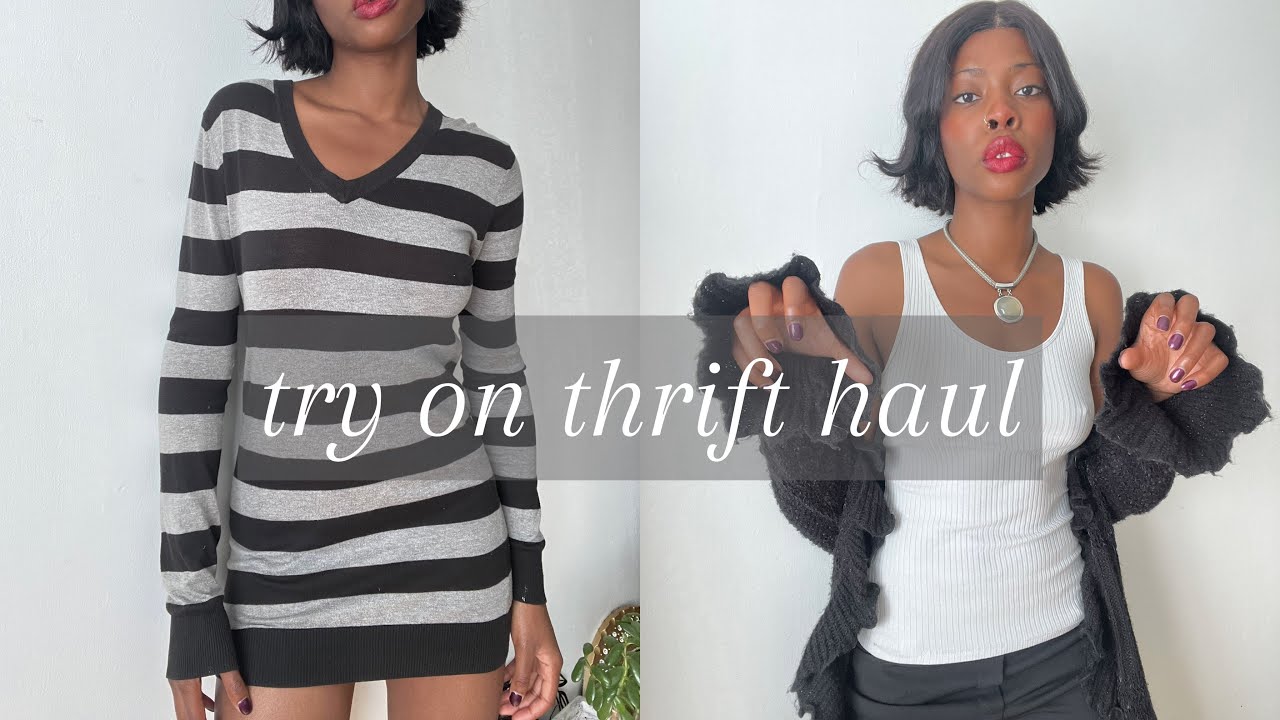 fall try on thrift haul (part one)