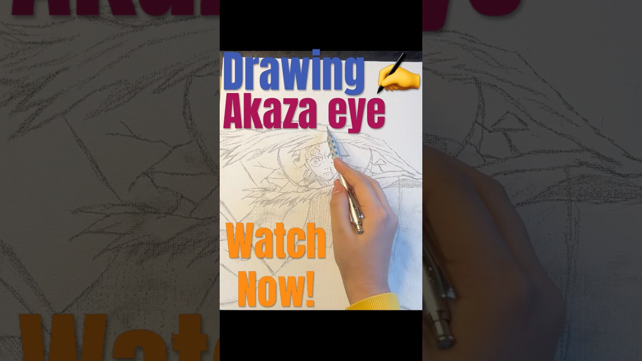 This Akaza Eye Drawing Goes HARD 👁️🔥💥