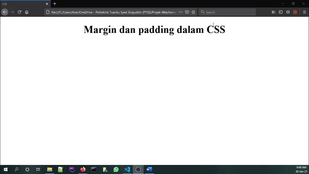 padding คือ  New 2022  Margin dan padding dalam CSS