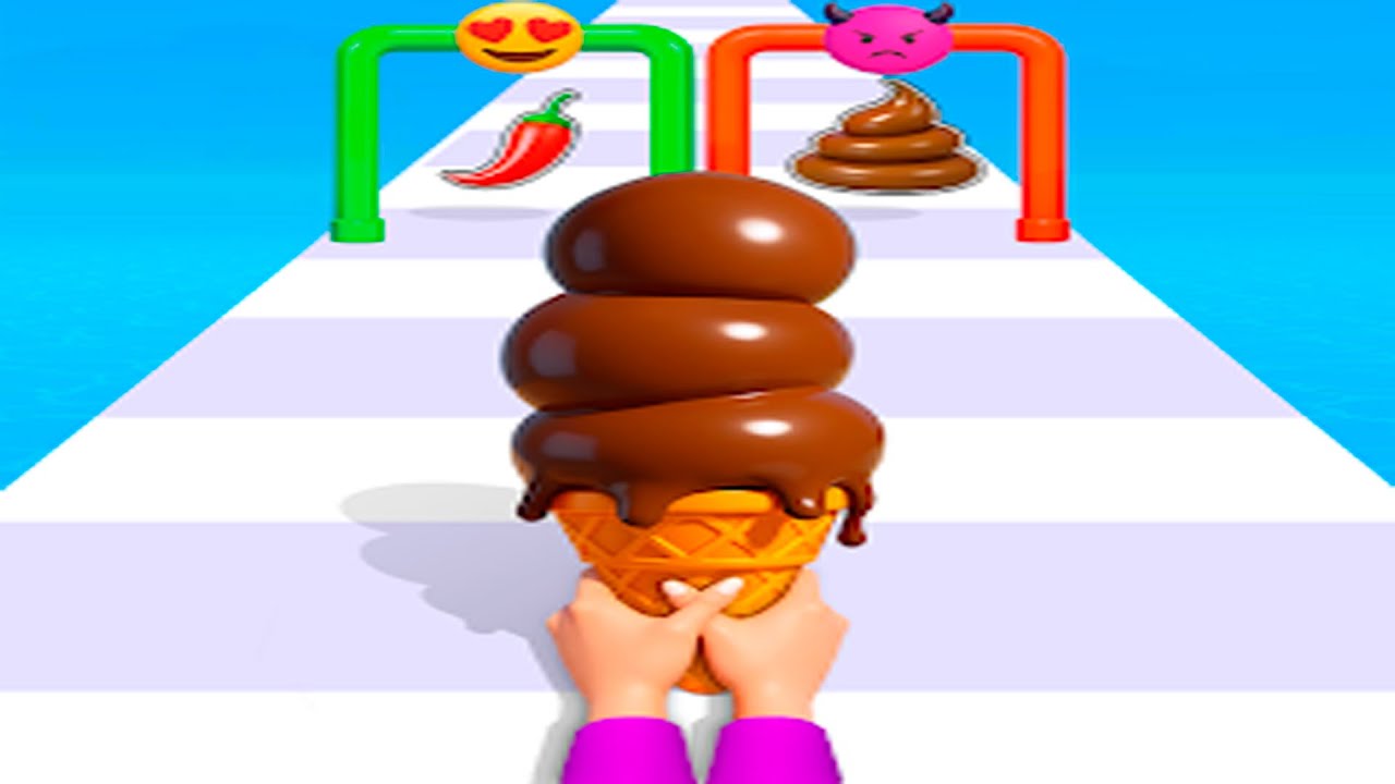 Stacky Ice Cream Runner - Gameplay Walkthrough - All Levels (IOS, Android)