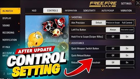Free Fire Control Settings | Free Fire Pro Settings 2025 Sensitivity | Khuni Gamers