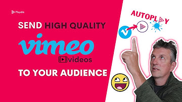 Embedding High Resolution Vimeo Video In Email Using Playable
