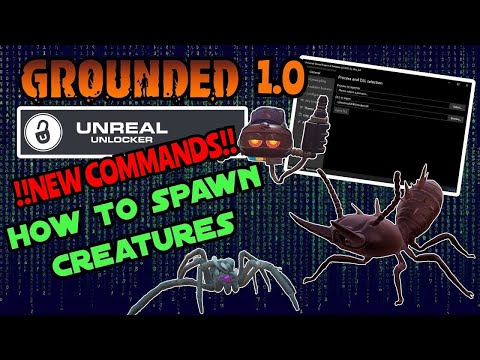 HOW To Use Mods & Commands On GROUNDED 1.0 (Tutorial)