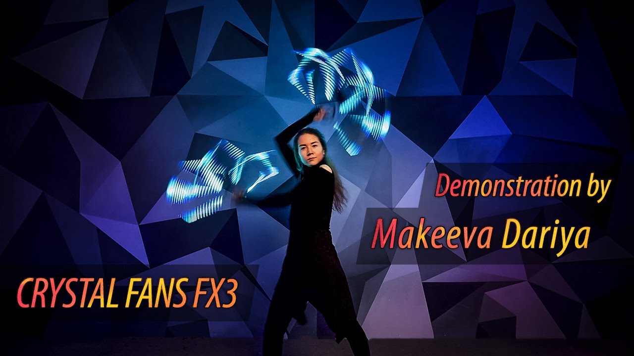 LED Fans Flow | Crystal Fans FX3 v.2018-2019 - YouTube