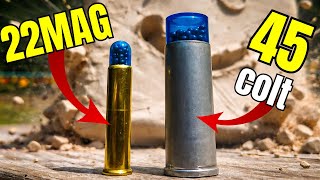 CCI shotshell is WORTHLESS | 22mag vs 45colt vs Giant Clay Blocks
