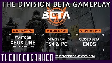 The Division Beta Gameplay (Single Player Campaign/Xbox One)