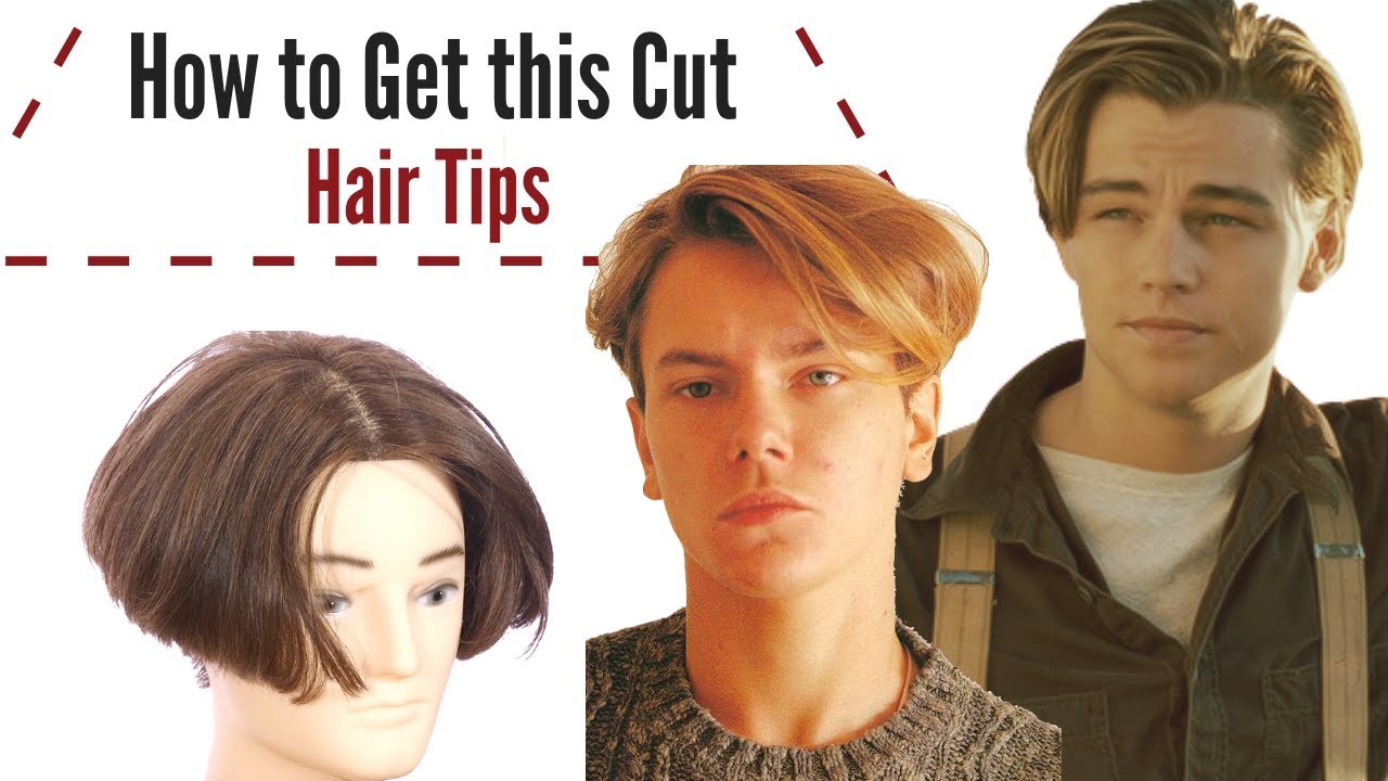 Young Leonardo DiCaprio Inspired Haircut (90s Mens Hairstyle) - YouTube
