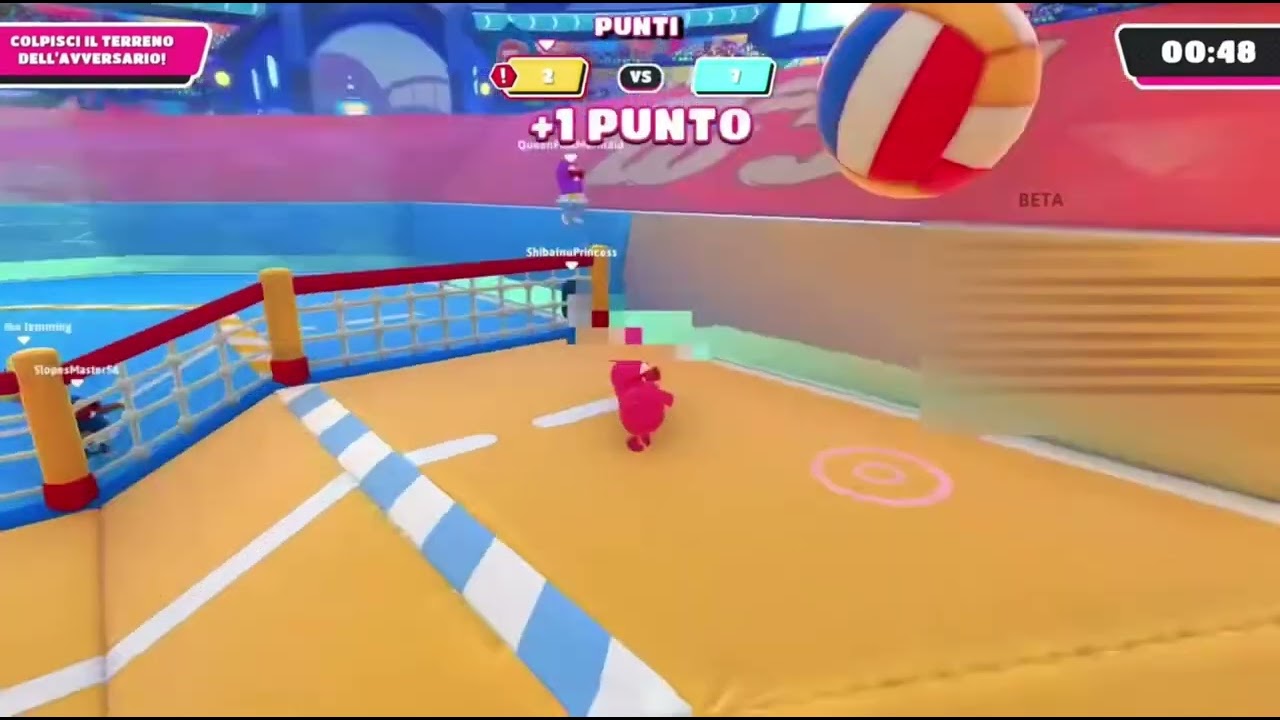 Fall Guys S1/S7/SS1 New Level “Volleyfall” in Squad Mode(Repost)