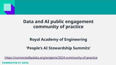Royal Academy of Engineering talking about their People