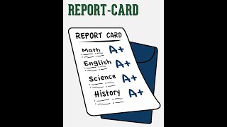 Report card.   (ooooops)