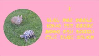 Video voorbeeld van "＜童謡＞うさぎとかめ　Usagi To Kame - Japanese nursery song"