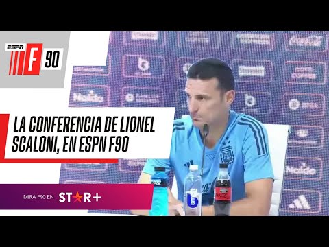 "VA A HABER ALGÚN CAMBIO, PERO NO VOY A TOCAR MUCHO EL EQUIPO": Scaloni en la previa vs. Brasil